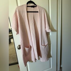 Like New light pink open front Lane Bryant Cardigan 22/24